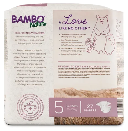 Bambo Nature Dream Diapers (Size 5)