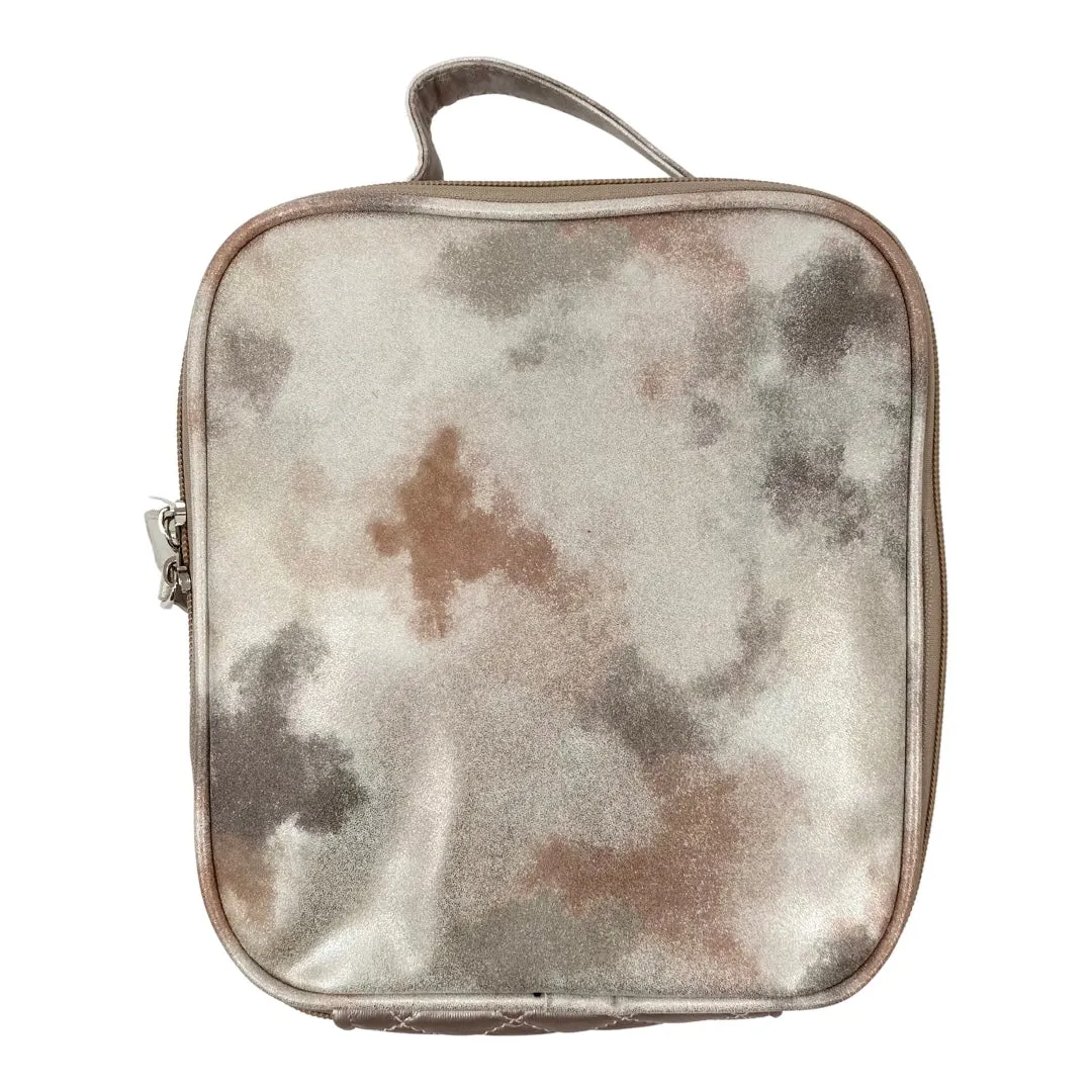 Bari Lynn Shimmer Tie Dye Champagne Puffer Lunch Box