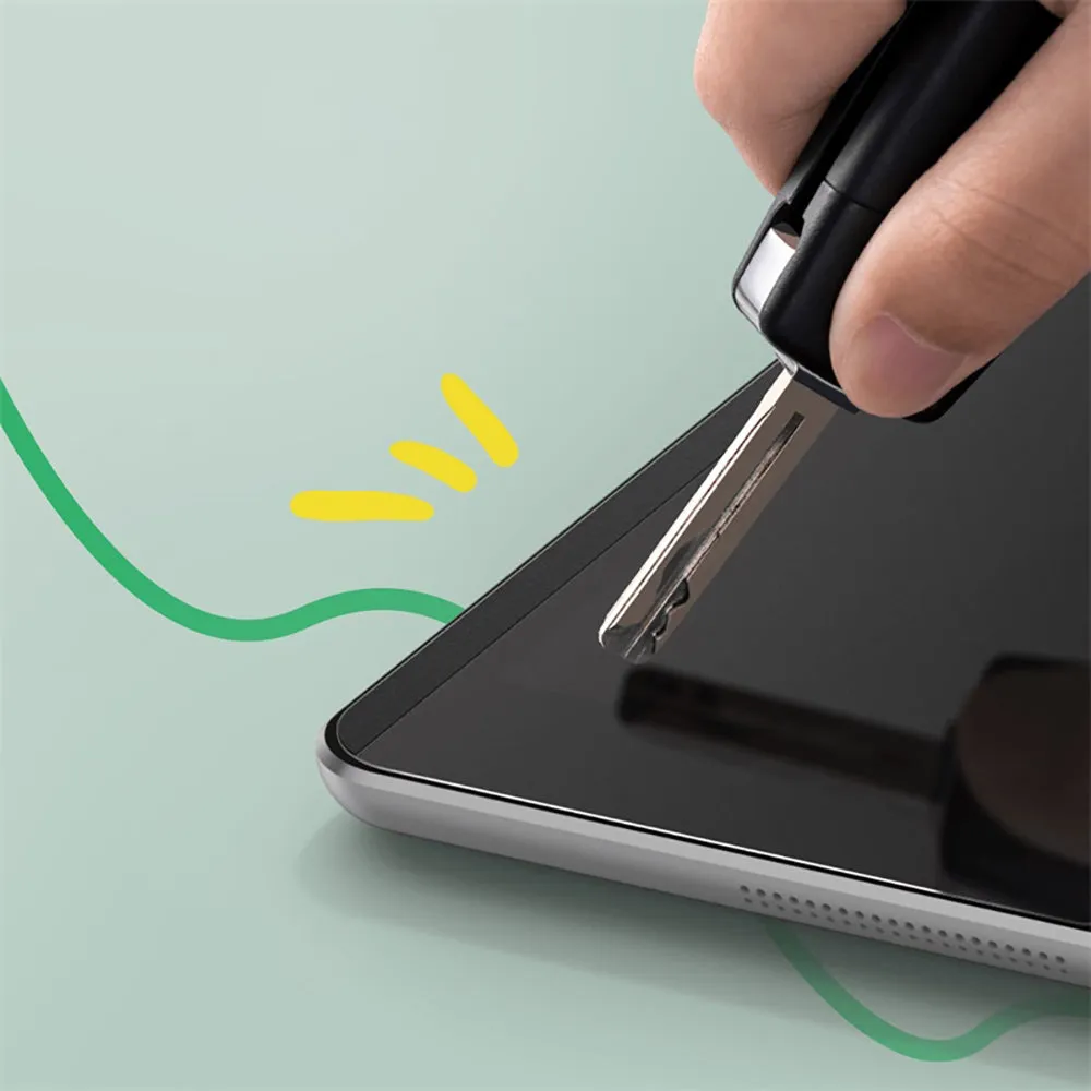 Baseus Full Coverage Vacuum Adhesive Screen Protector - Transparent