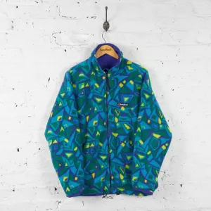 Berghaus Patterned Fleece Reversible Jacket - Green/Purple - L