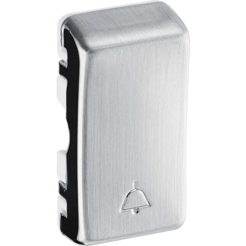 BG RRBELLBS Nexus Grid Rocker Embossed (BELL SYMBOL) - Brushed Steel