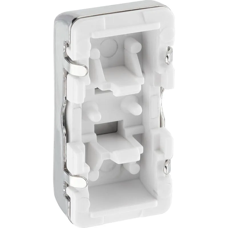 BG RRBELLBS Nexus Grid Rocker Embossed (BELL SYMBOL) - Brushed Steel