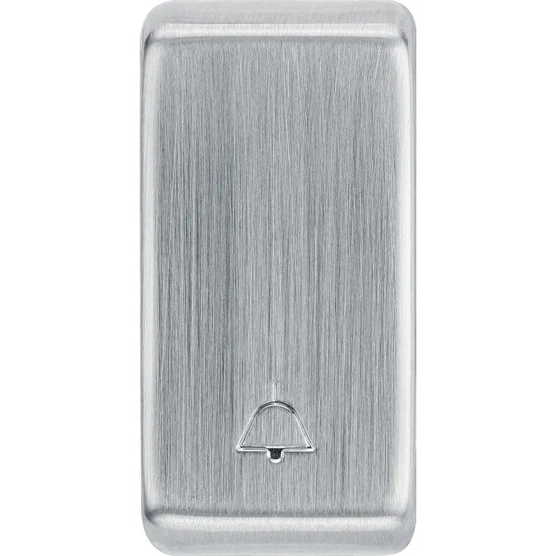 BG RRBELLBS Nexus Grid Rocker Embossed (BELL SYMBOL) - Brushed Steel