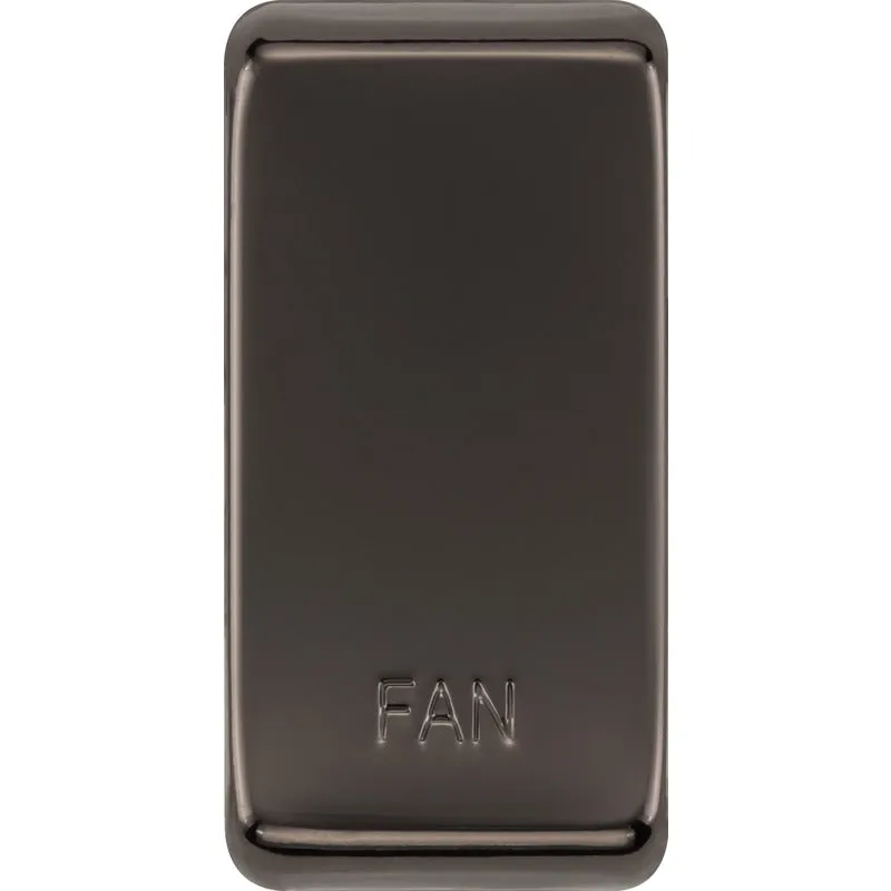 BG RRFNBN Nexus Grid Rocker Embossed (FAN) - Black Nickel