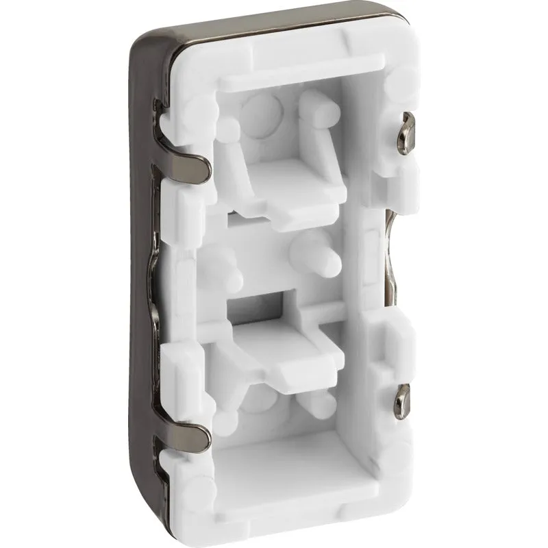 BG RRFNBN Nexus Grid Rocker Embossed (FAN) - Black Nickel
