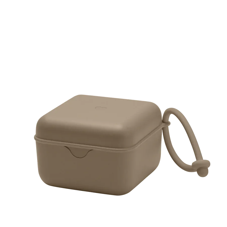 BIBS Paci Pod Pacifier Box - Dark Oak