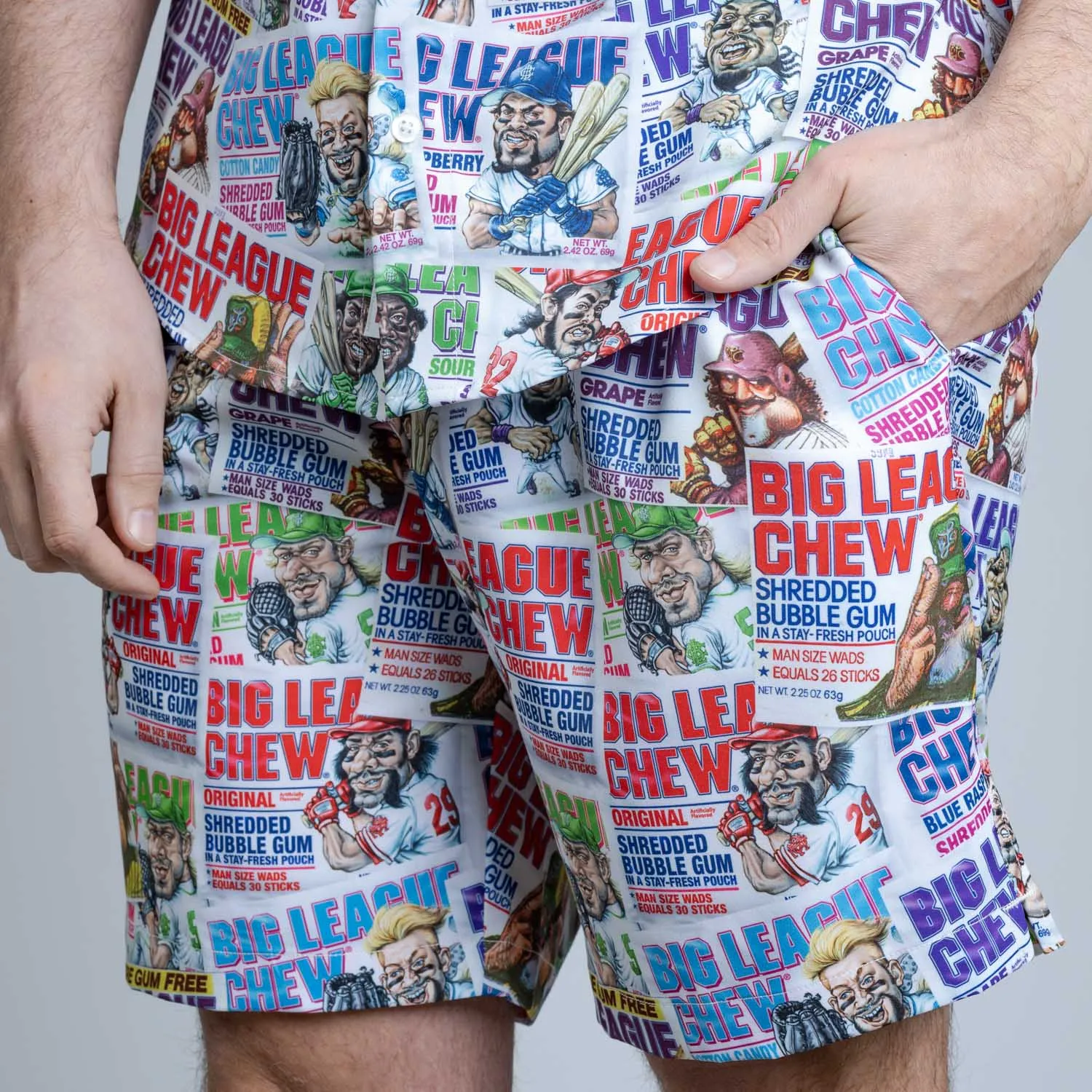 Big League Chew "Vintage Pouches" - Hybrid Shorts