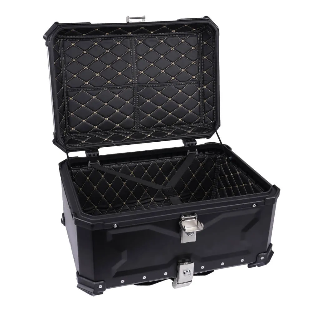 Bike It 65 Litre Rigid Aluminium Luggage Top Box