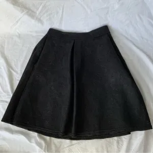 Black Mesh Flower pattern Party High waist Fashion modern Skirt UK brand TFNC
