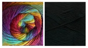 BLACK   PRISM  - Embossed Phoenix Scarf