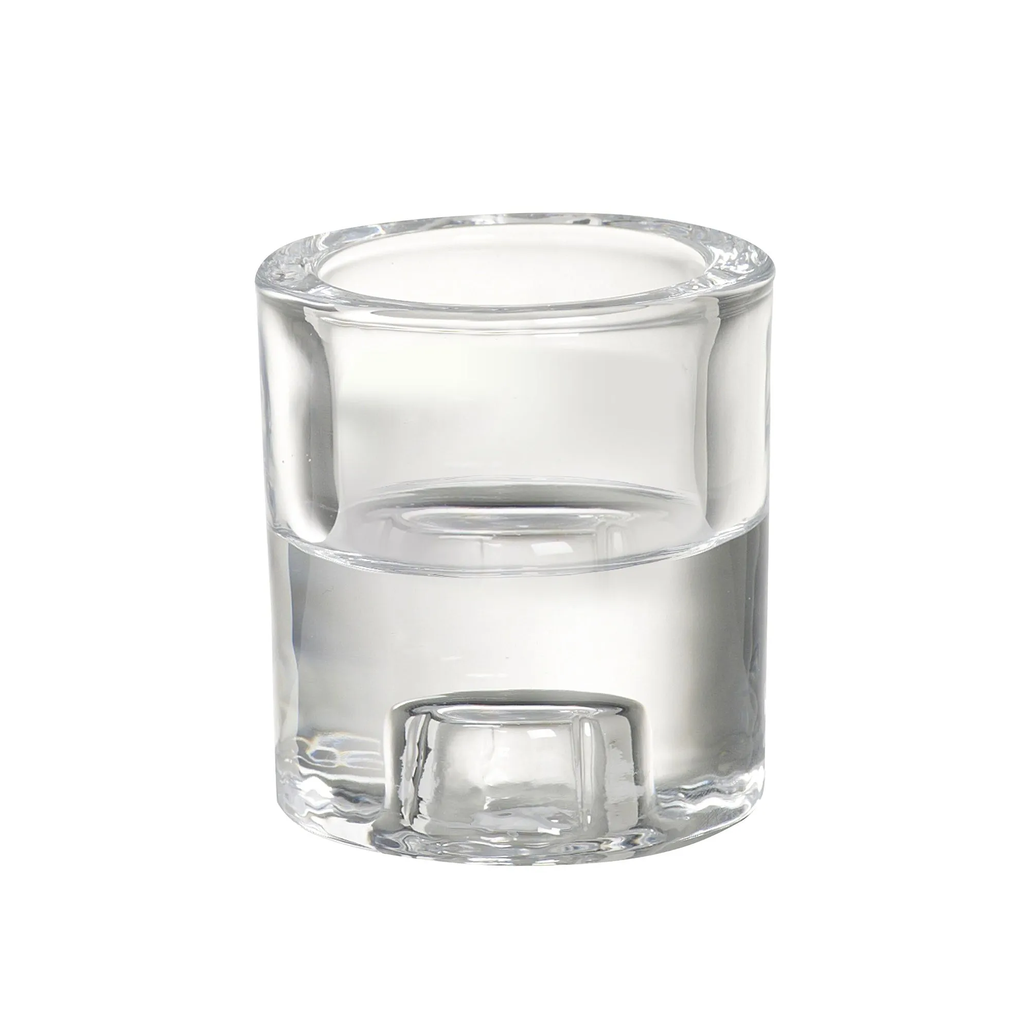 Bolsius Glass Tealight and Tapered Candles 2-in-1 Holder