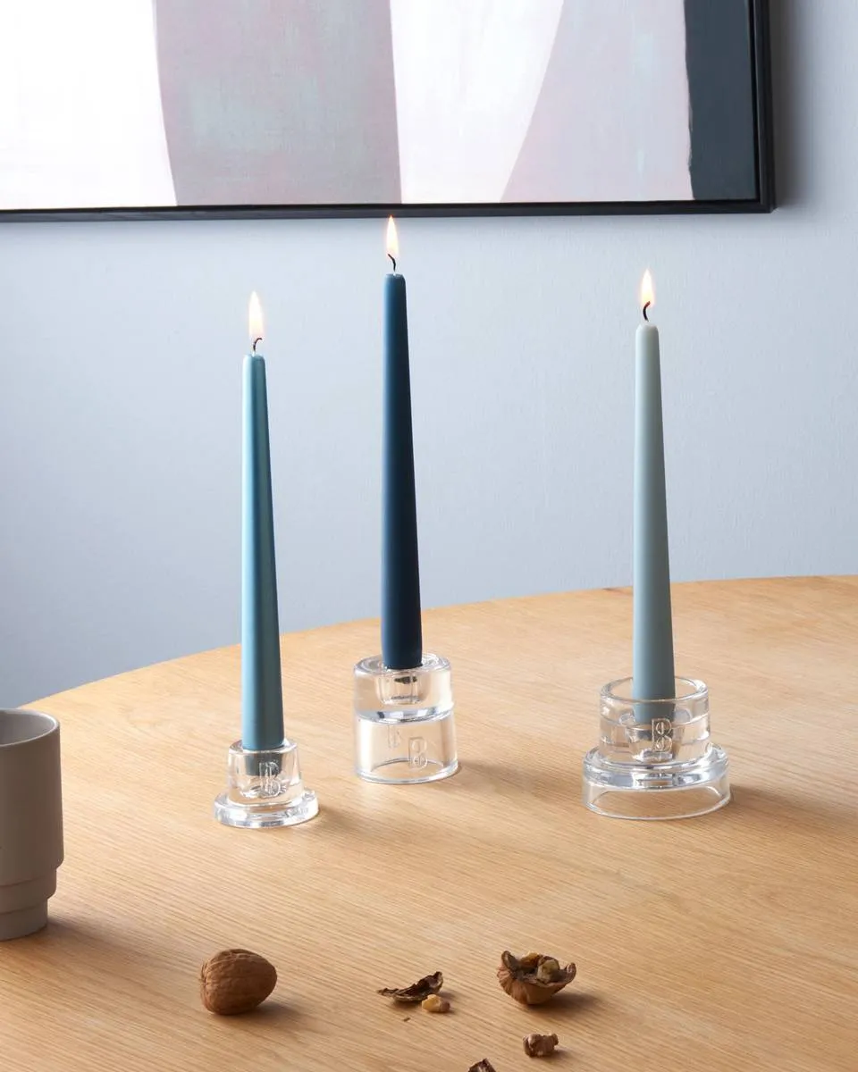 Bolsius New 4-in-1 Glass Candle Holder - 75/89mm