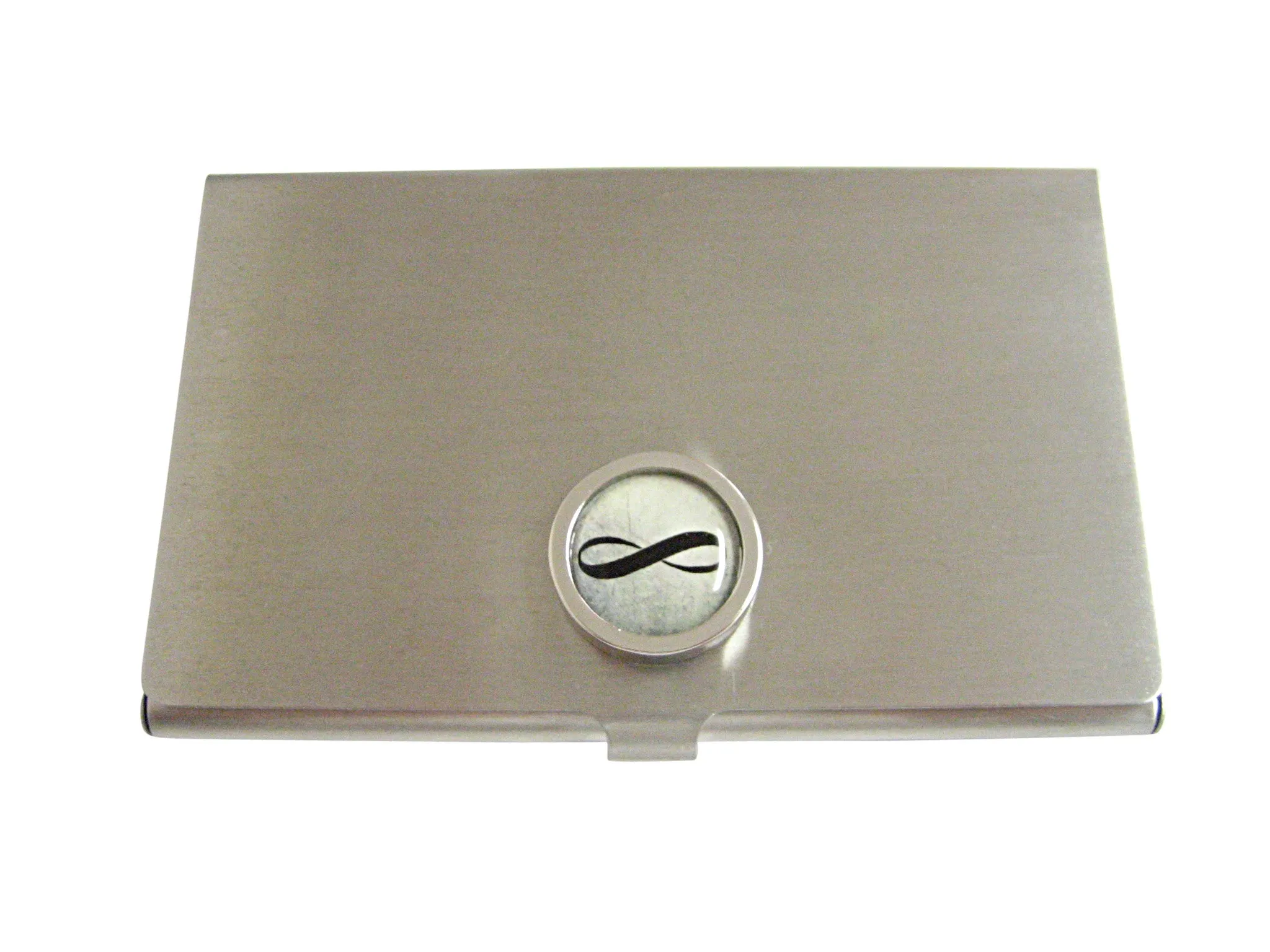 Bordered Mathematical Infinity Google Googol Symbol Pendant Business Card Holder