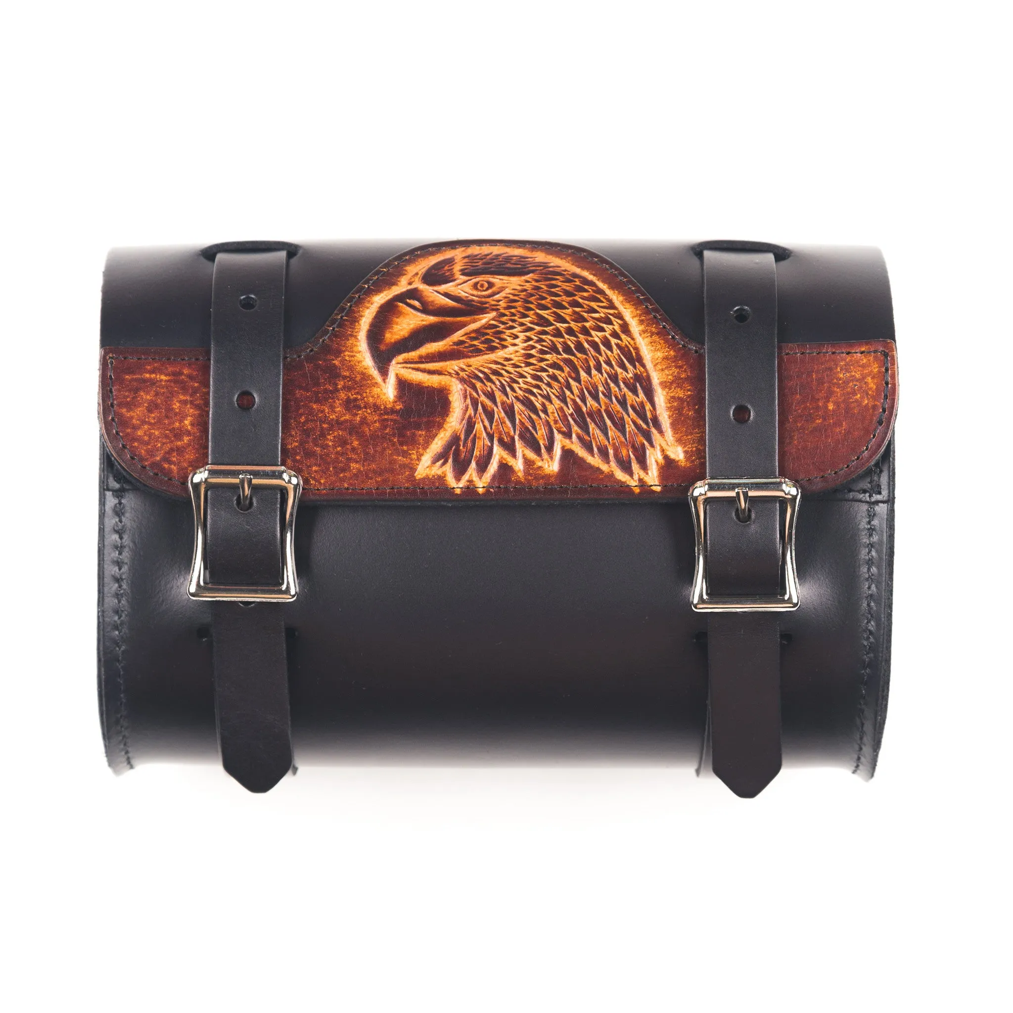 BP50C - Short Tool Pouch w/ Brown Embossed Eagle Head