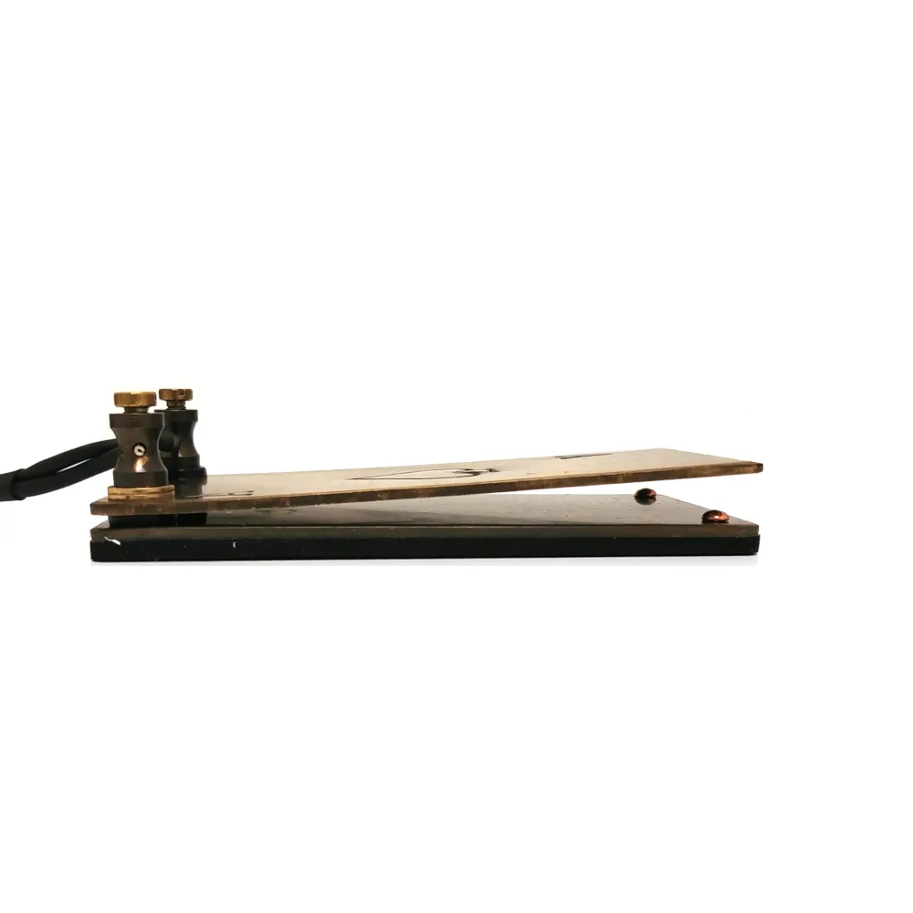 BRASS ACE OF SPADES FOOT PEDAL