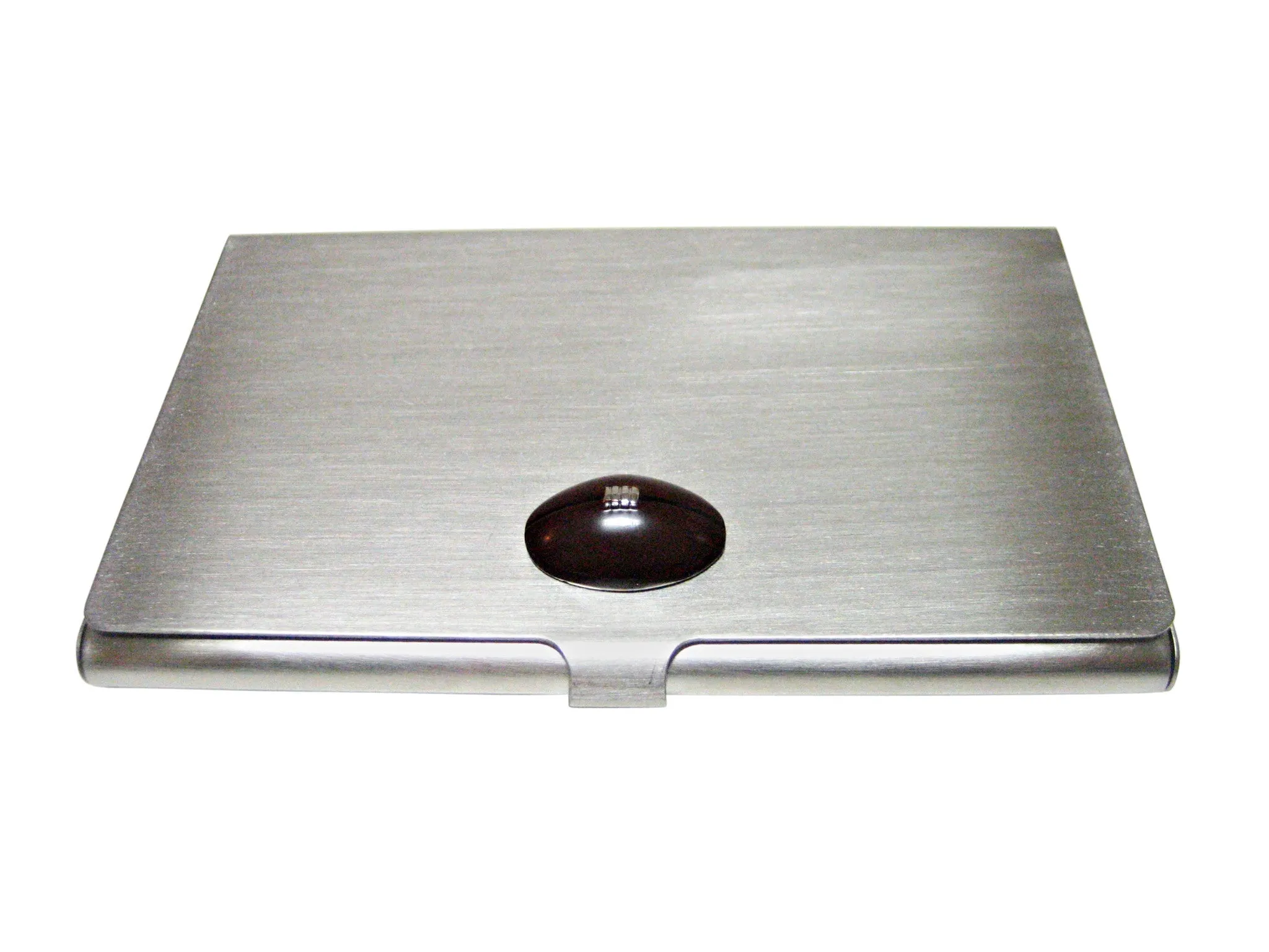 Brown Football Sports Business Card Holder