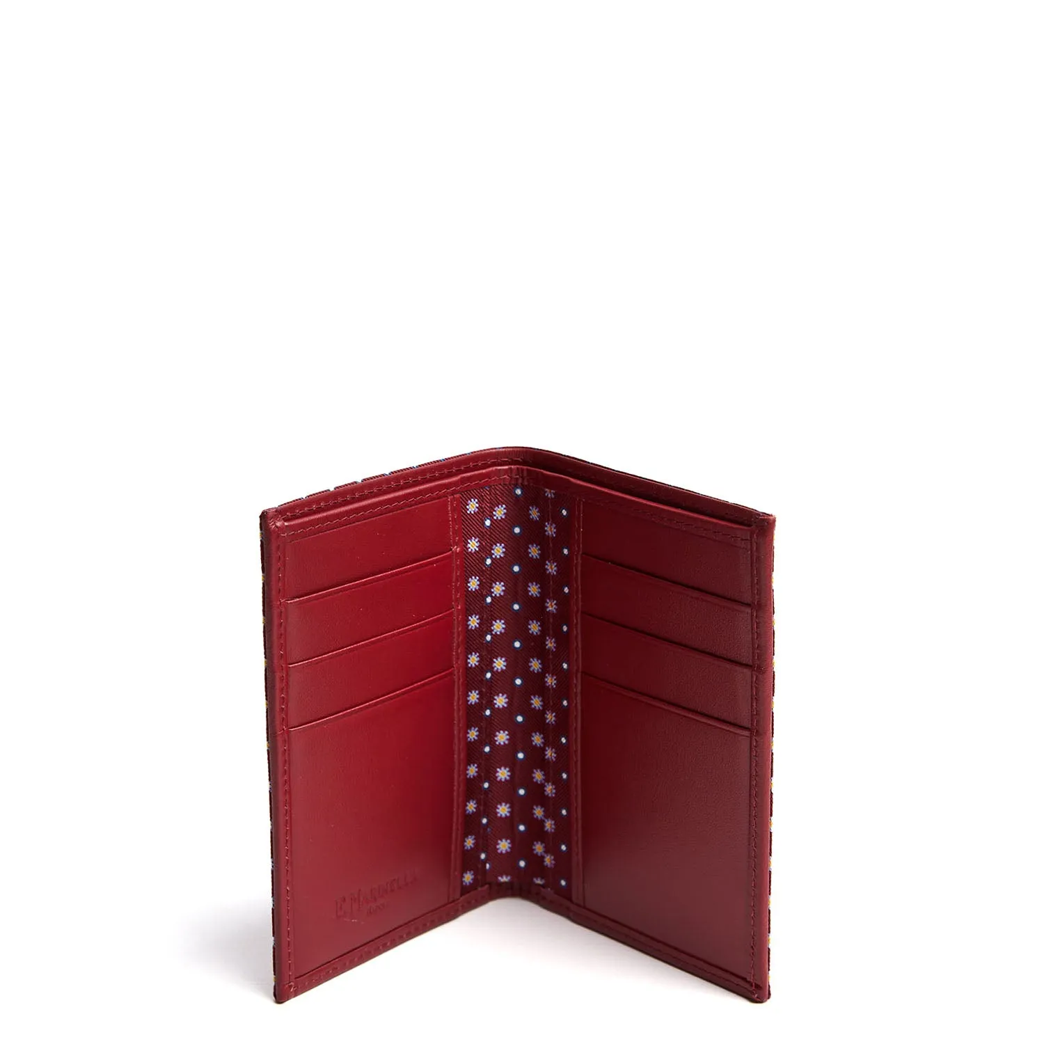BURGUNDY VERTICAL WALLET