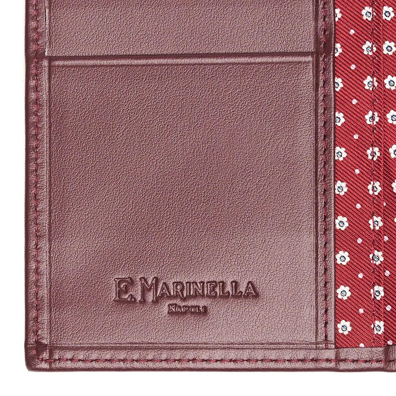 BURGUNDY VERTICAL WALLET