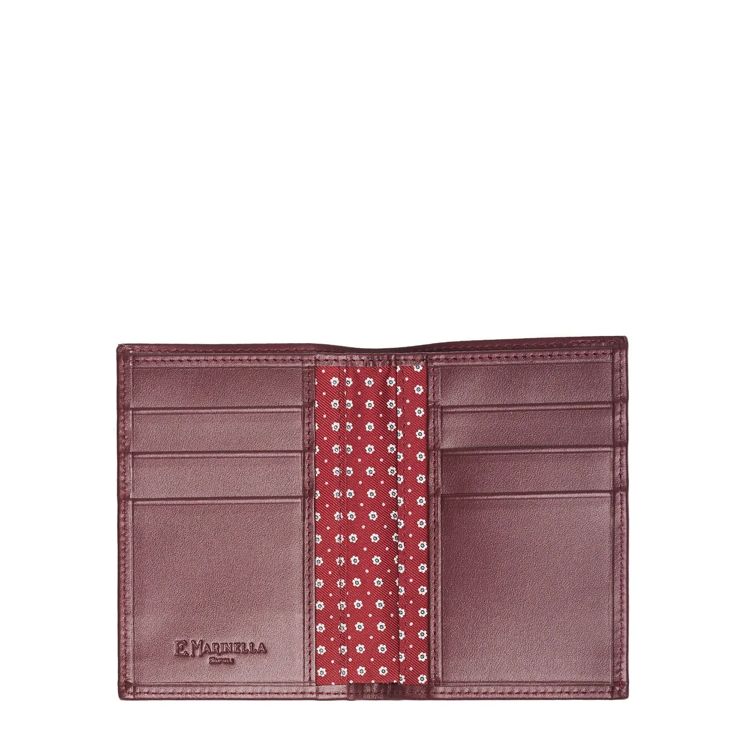 BURGUNDY VERTICAL WALLET
