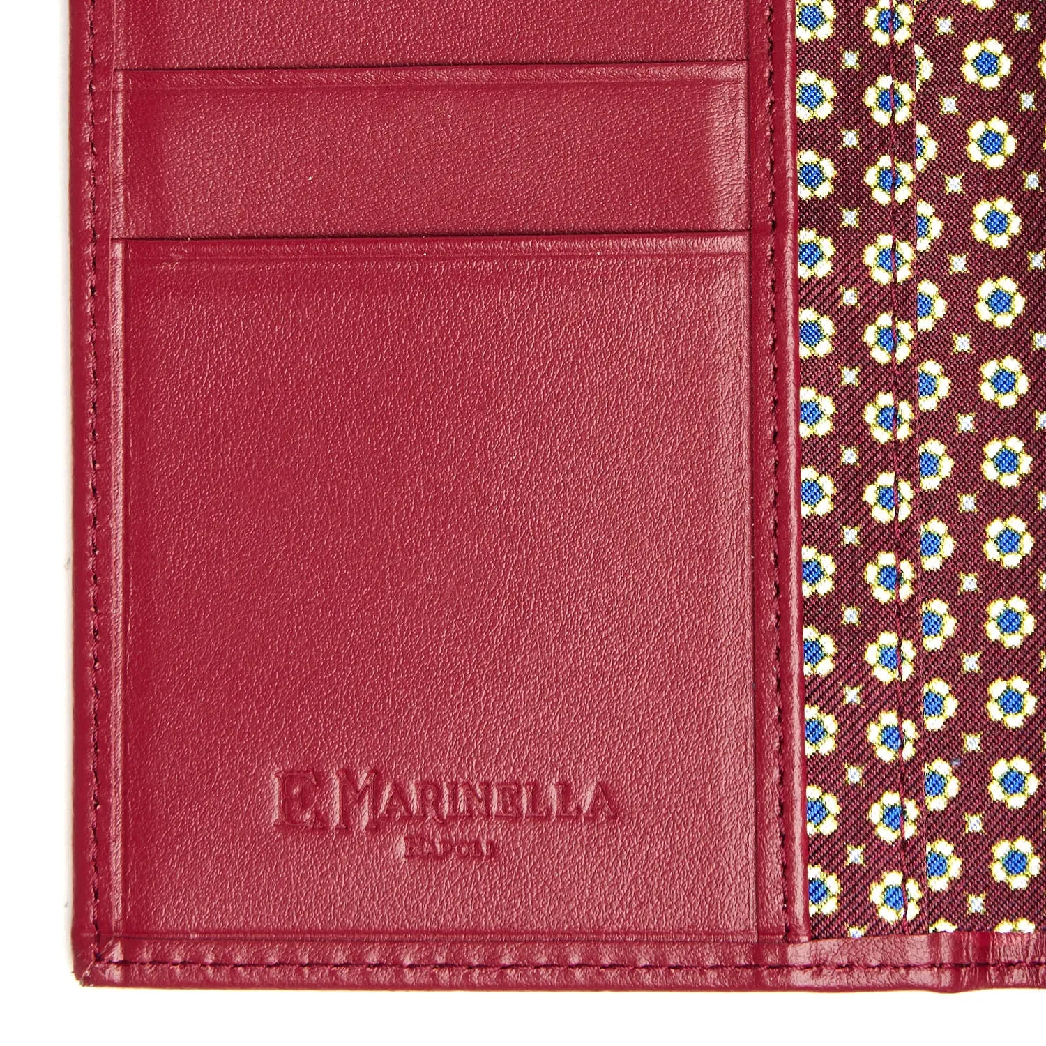 BURGUNDY VERTICAL WALLET