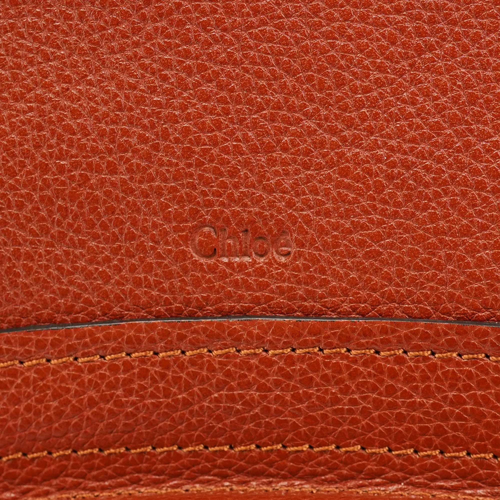 Burnt Orange Leather Paraty 2-Way Shoulder Bag