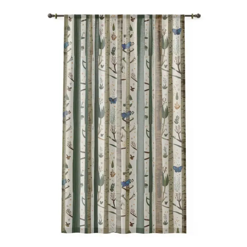 Butterfly Curtains with Natures Elegance Charm