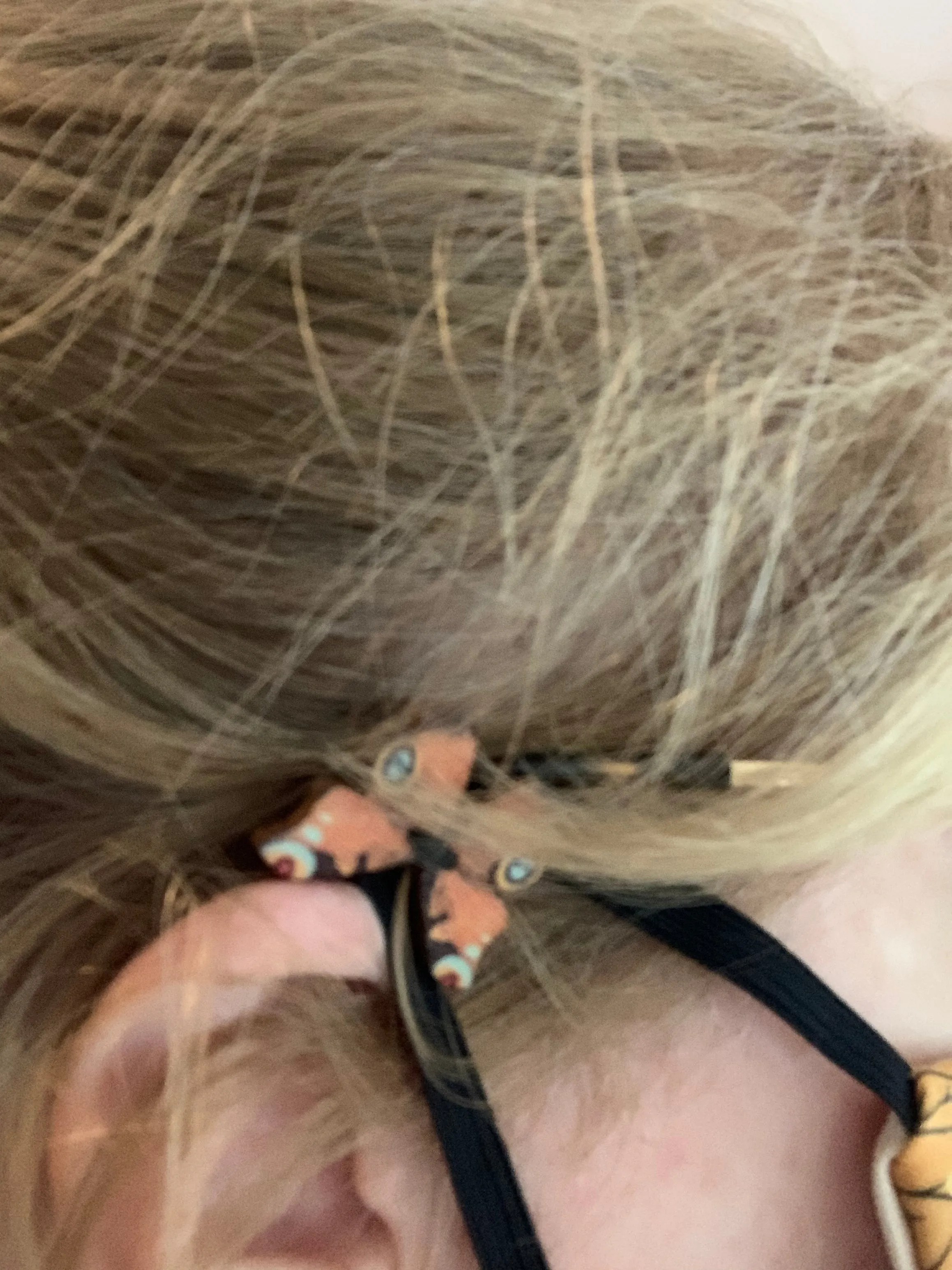 Button Ear Savers - Wood, Plastic