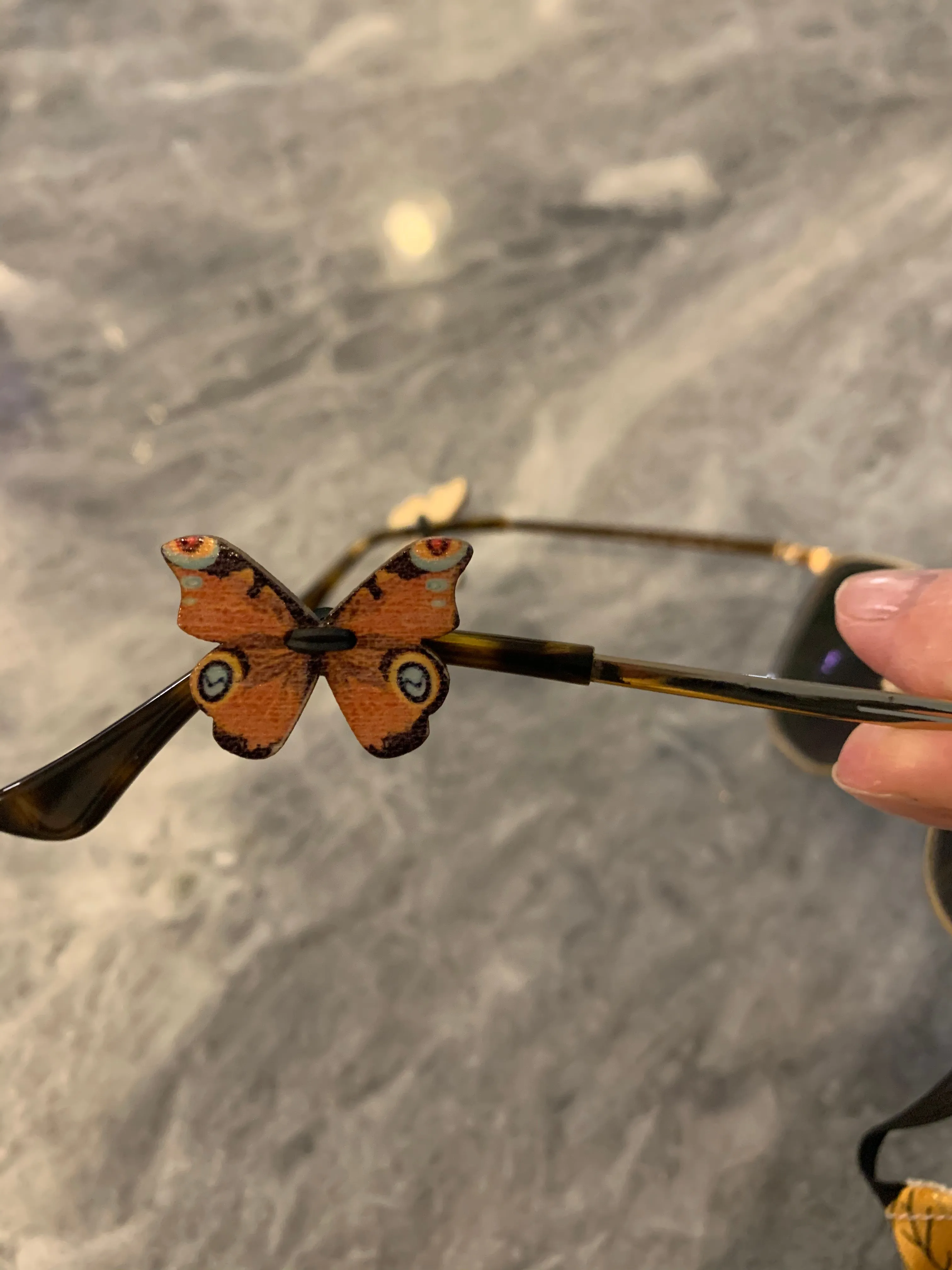 Button Ear Savers - Wood, Plastic