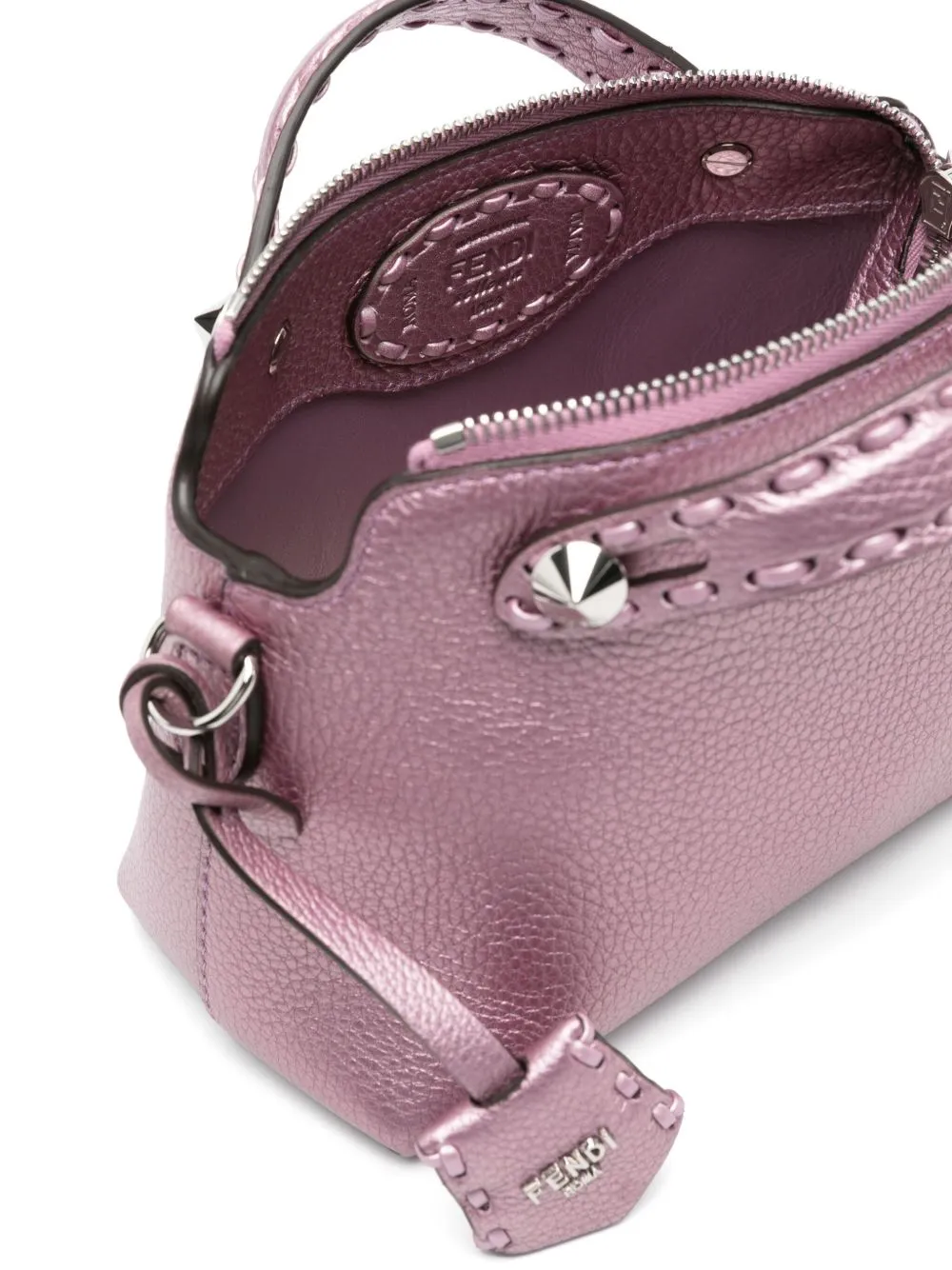 By the may mini leather handbag