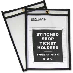 C-Line Shop Ticket Holders, Stitched