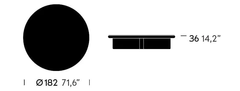 Cala - Centre Table D180