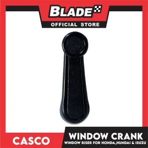 Casco Window Crank Riser U1021 (Black) Auto Window Handle for Honda, Hyundai, Isuzu, Kia, Mazda and etc.