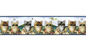 Cats KLB8424B Wallpaper Border