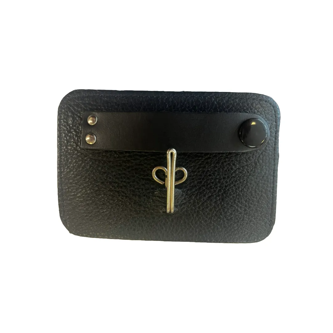Cavalier Leather 4 Digit Bridle Number HolderBlack