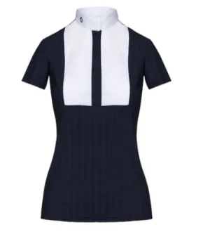 CAVALLERIA TOSCANA EMBOSSED STRIPE SHOW SHIRT