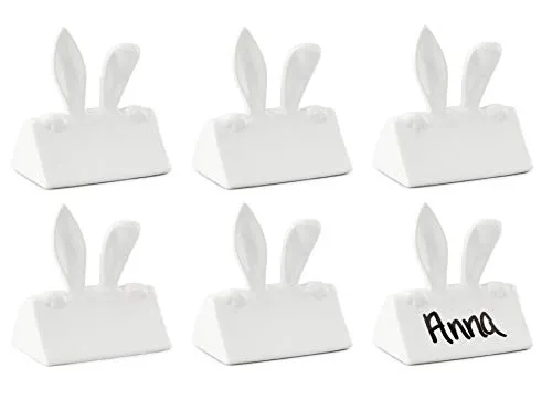 Ceramic Reusable Place Card Holders, Holiday-Themed