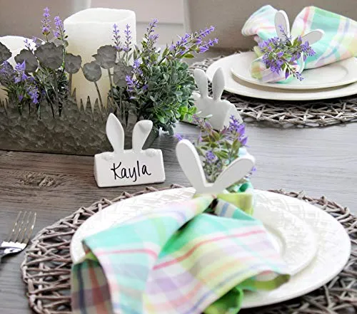 Ceramic Reusable Place Card Holders, Holiday-Themed