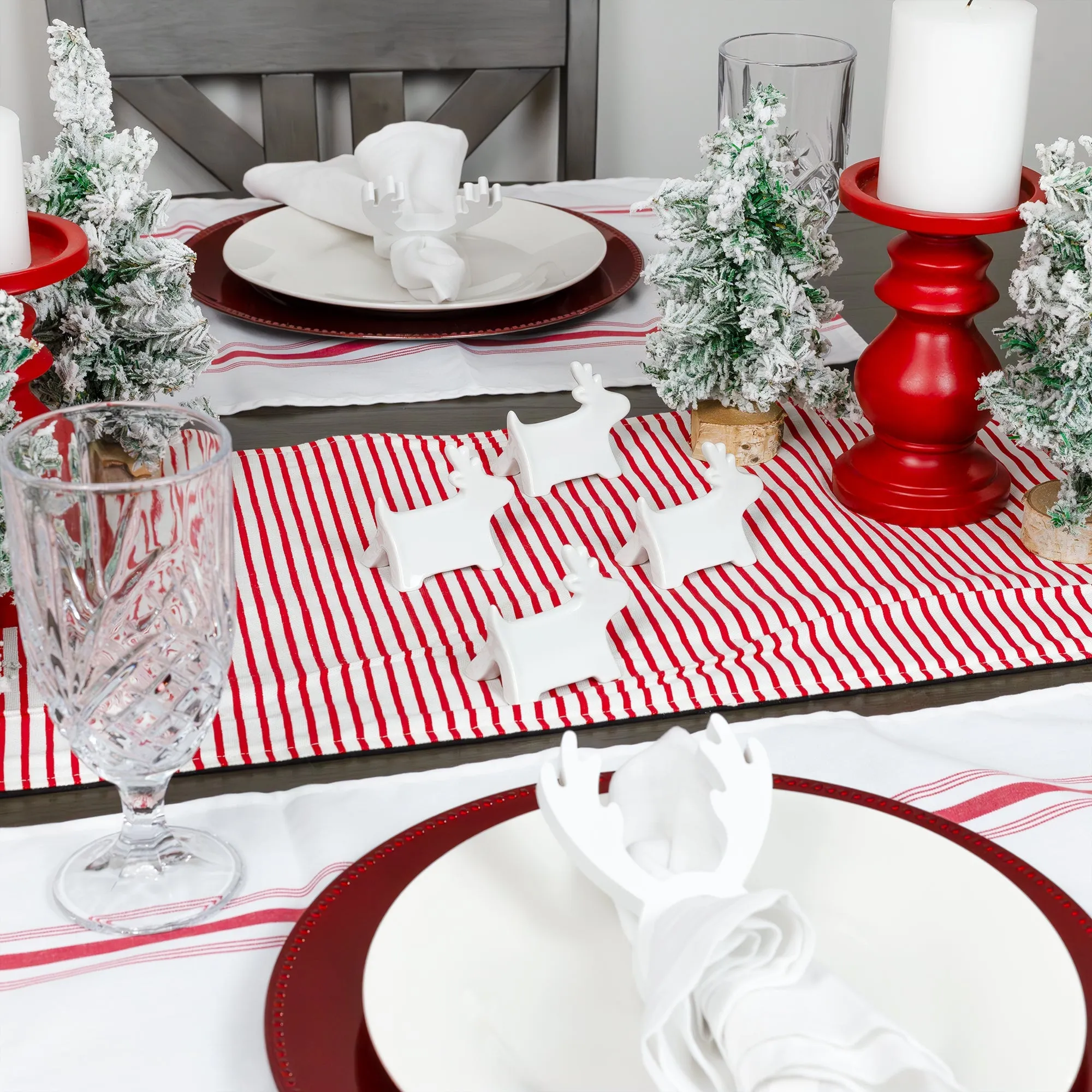 Ceramic Reusable Place Card Holders, Holiday-Themed