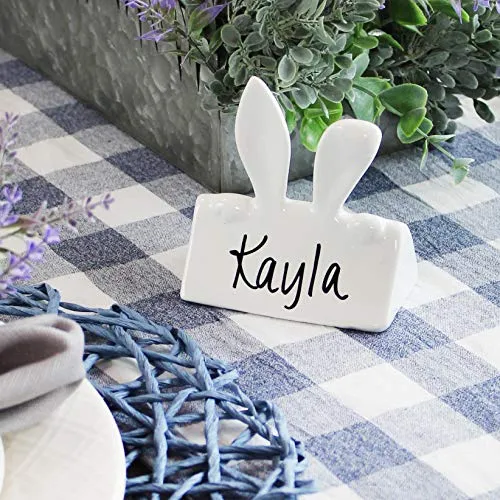 Ceramic Reusable Place Card Holders, Holiday-Themed