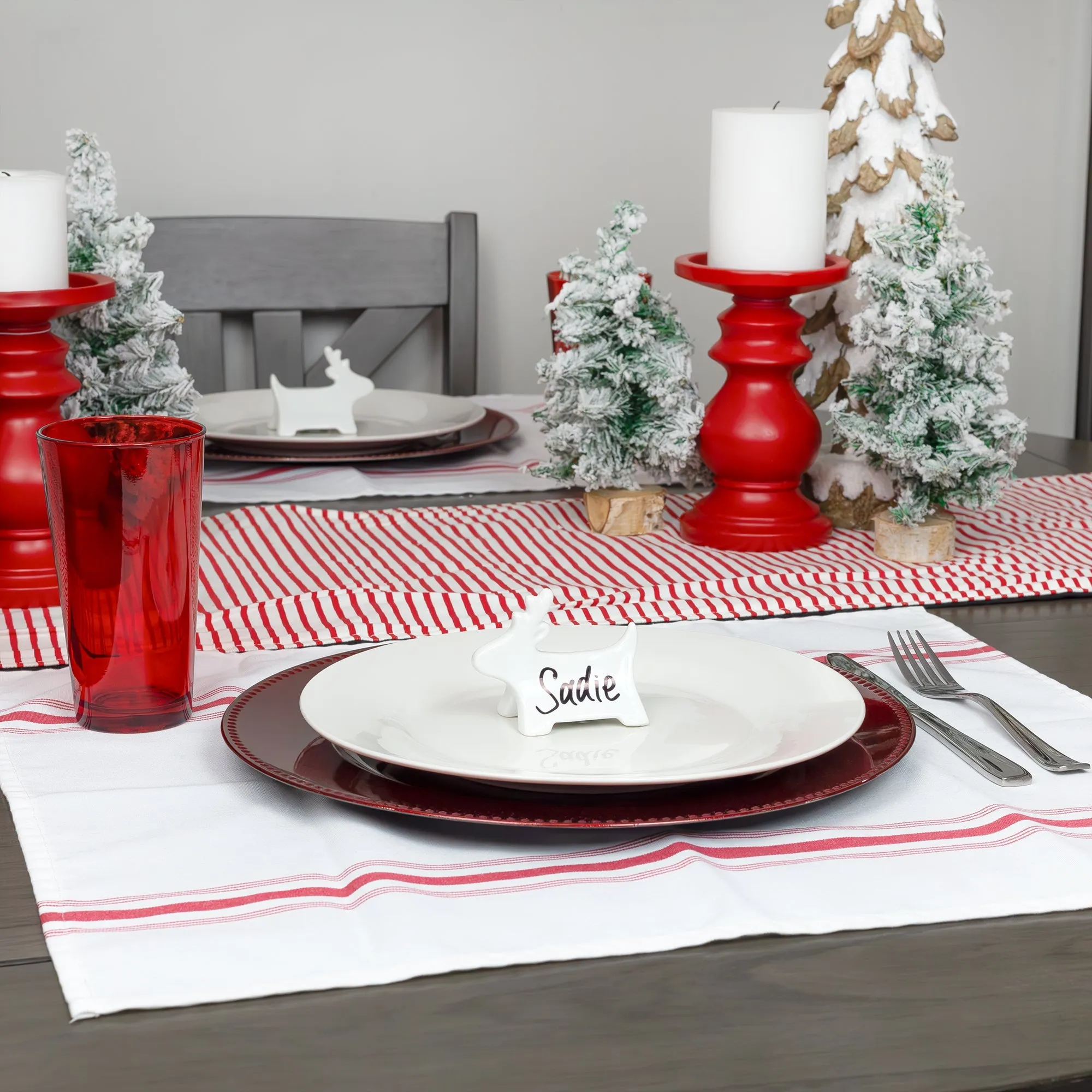 Ceramic Reusable Place Card Holders, Holiday-Themed