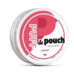 CHERRY 8MG - PUFF&POUCH NICOTINE POUCHES