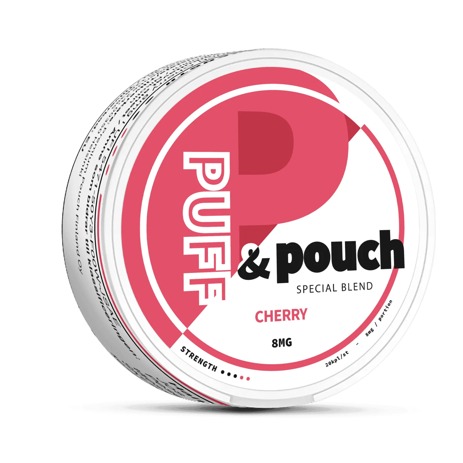 CHERRY 8MG - PUFF&POUCH NICOTINE POUCHES