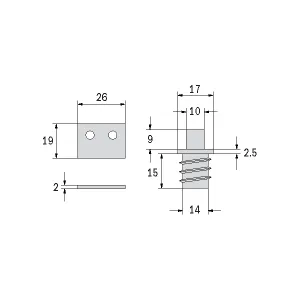 Childproof Retractable Sash Stop - Satin Chrome