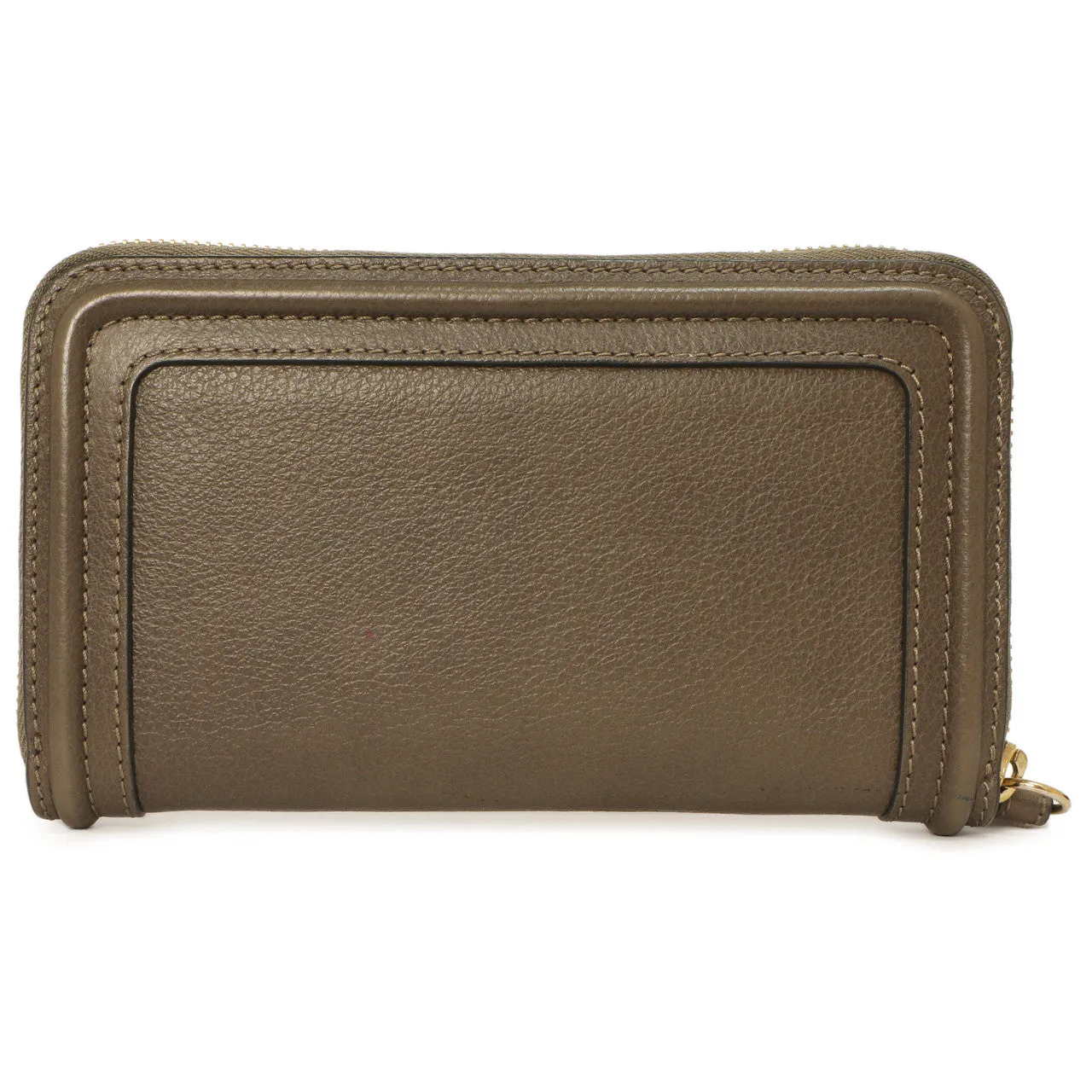 Chloe Rock Calfskin Paraty Long Zip Around Wallet