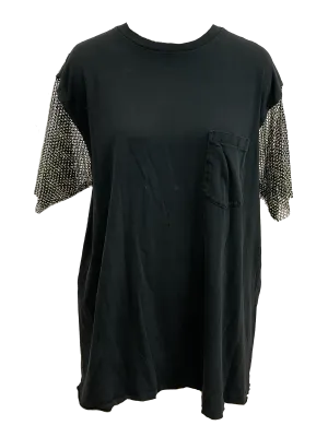 Classic Black Crystal Tee