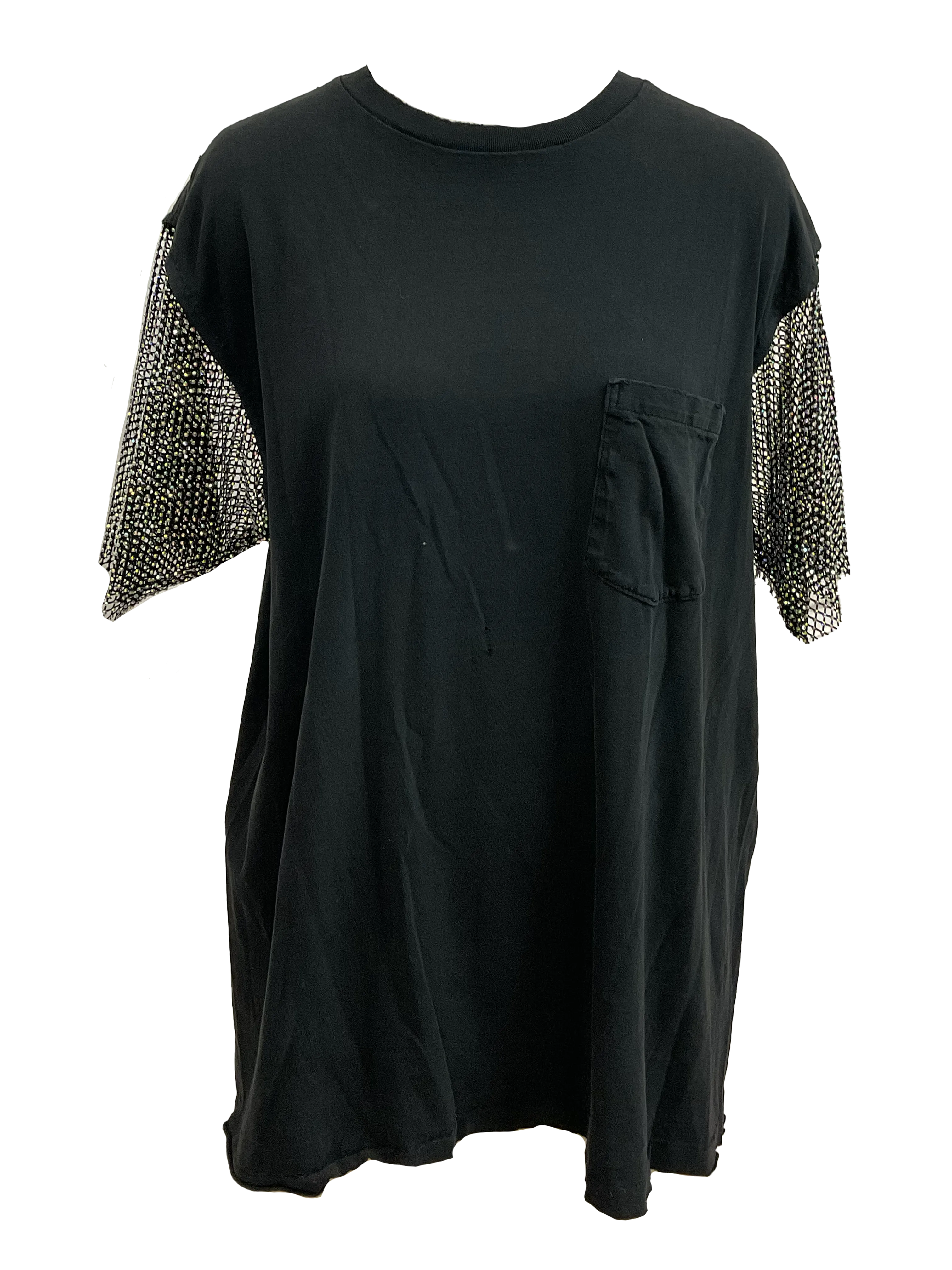 Classic Black Crystal Tee