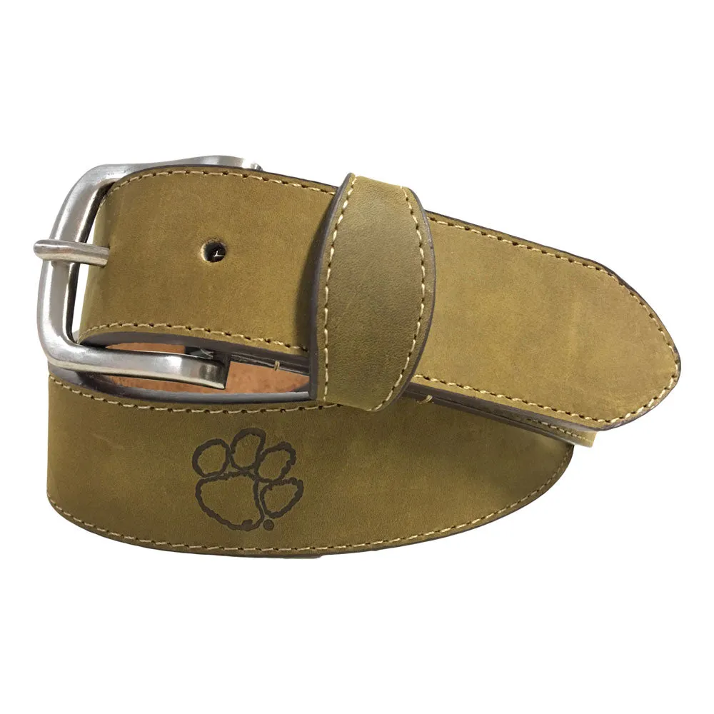 Clemson Embossed Belt