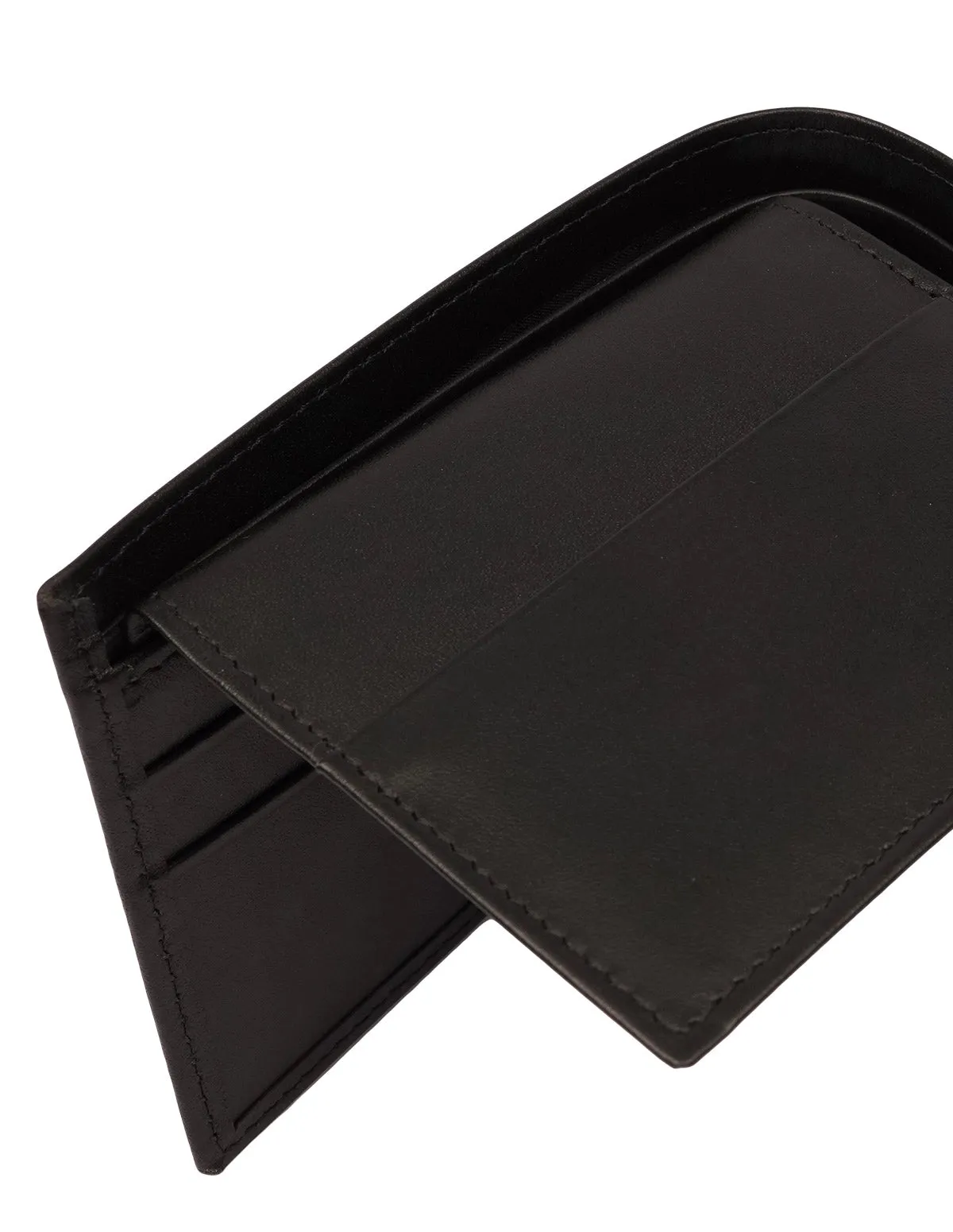 Cow Leather Wallet Black – Everyday Carry with Soft Finish