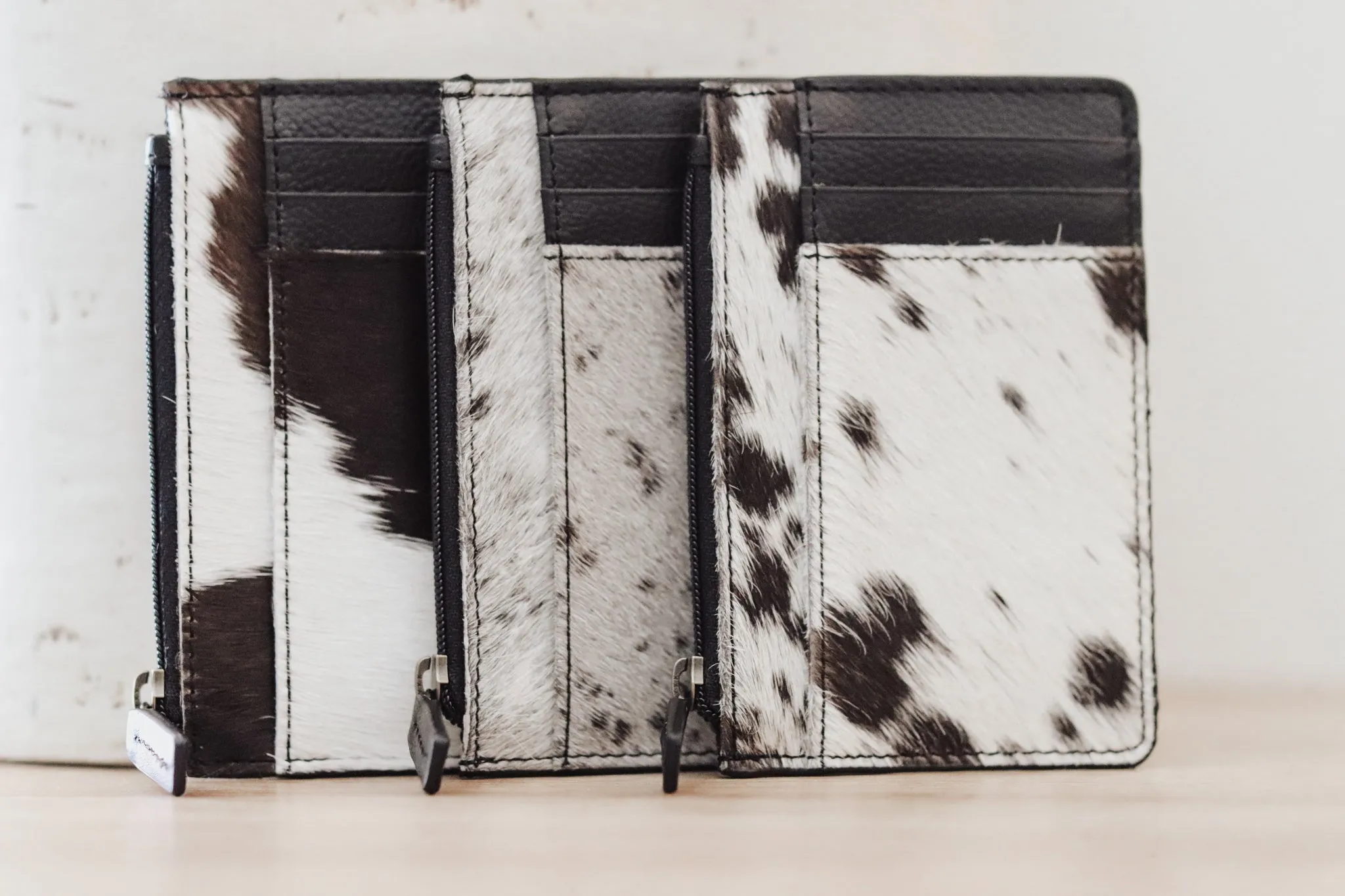 Cowhide Cash & Card Holder