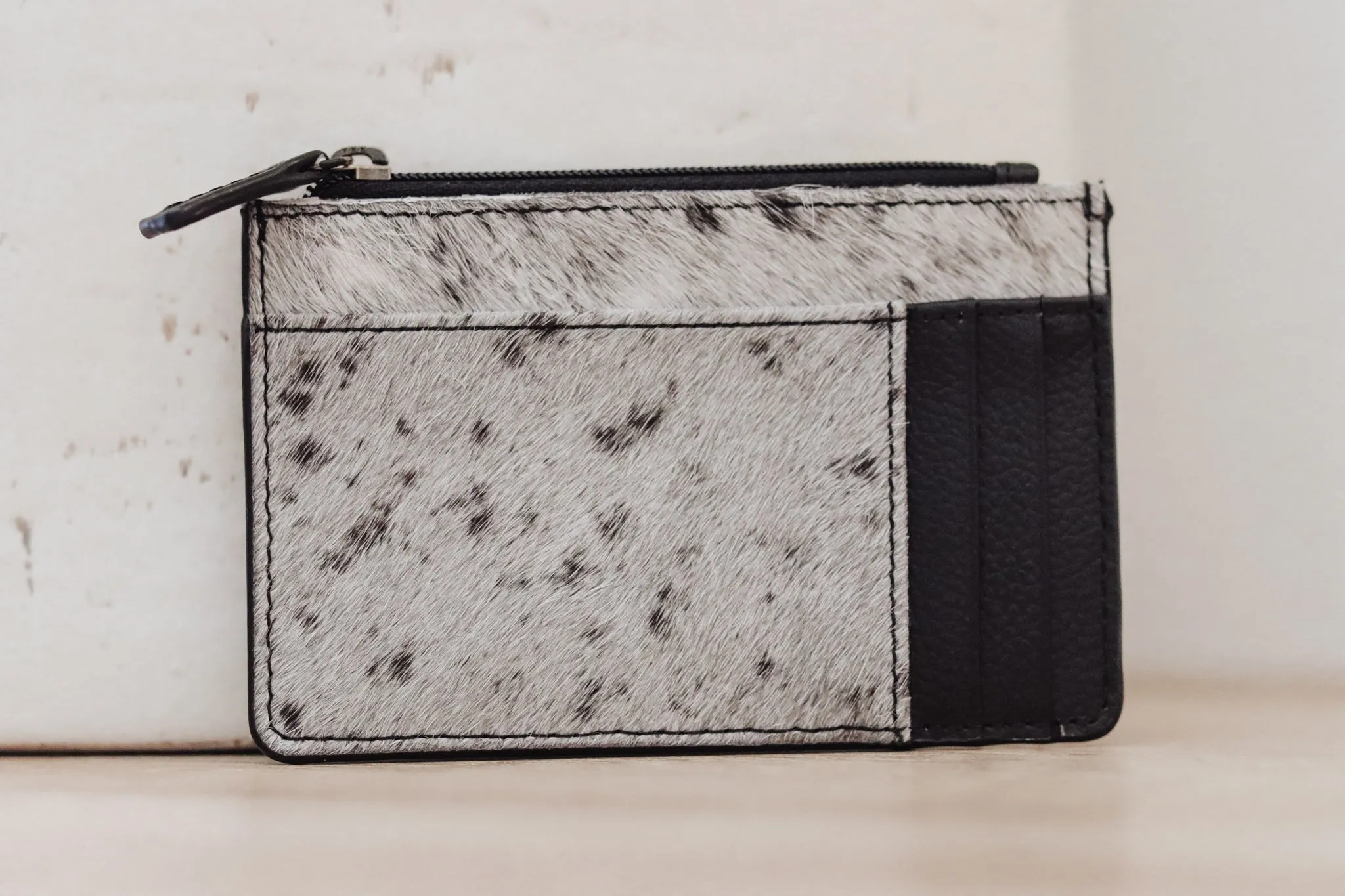 Cowhide Cash & Card Holder